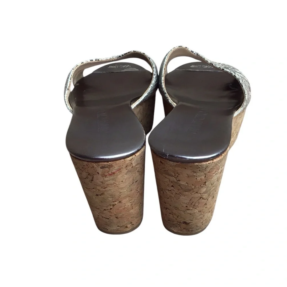 Jimmy Choo snake embossed